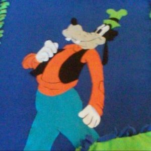 Goofy inspired fleece blanket